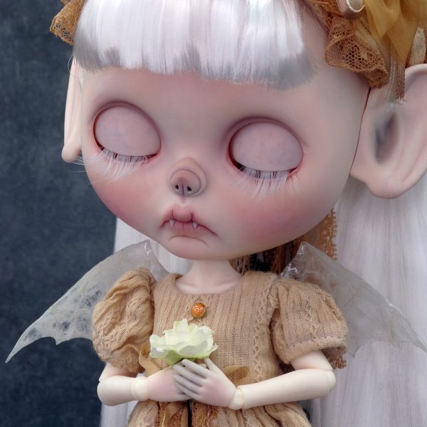 Malvina, muñeca Blythe custom murciélago, de estilo vintage